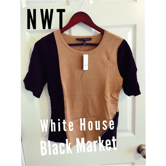 White House Black Market Sweaters - WHITE HOUSE BLACK MARKET COLORBLOCK SWEATER NWT